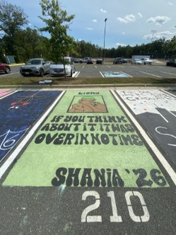 Painting the Student Parking Lot